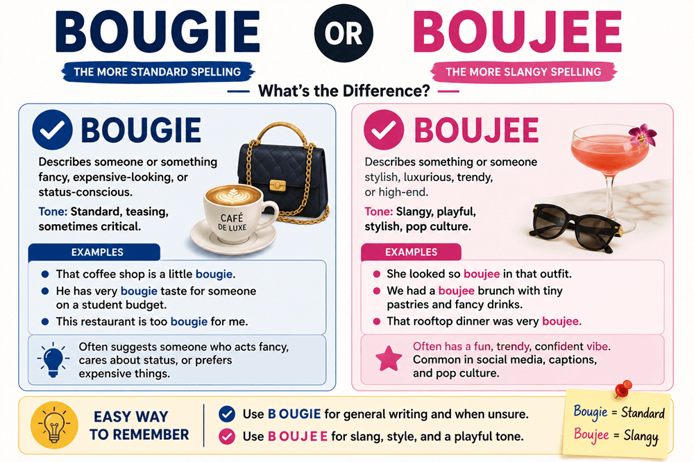 Boujee or Bougie
