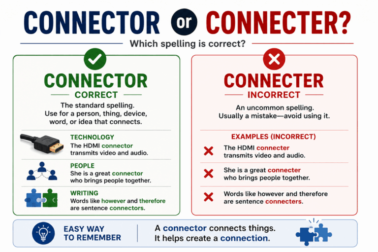 Connector or Connecter