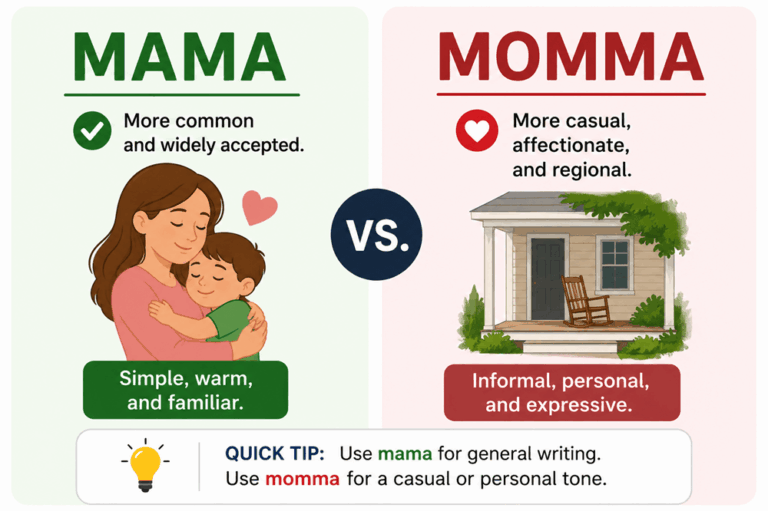 Momma or Mama