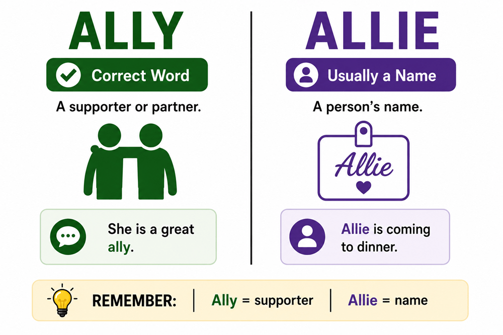 Allie or ally