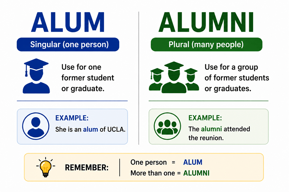 Alum or alumni