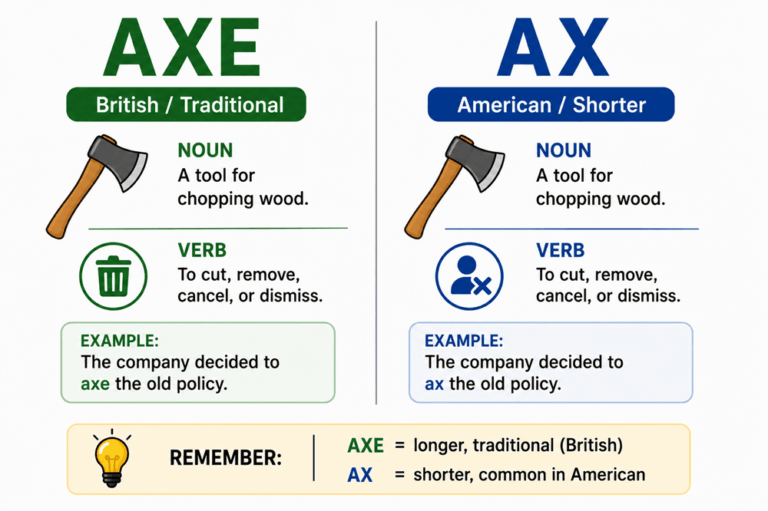 Axe or ax