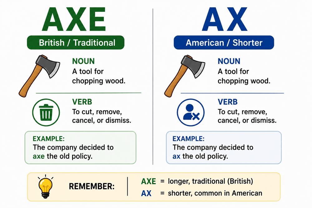 Axe or ax