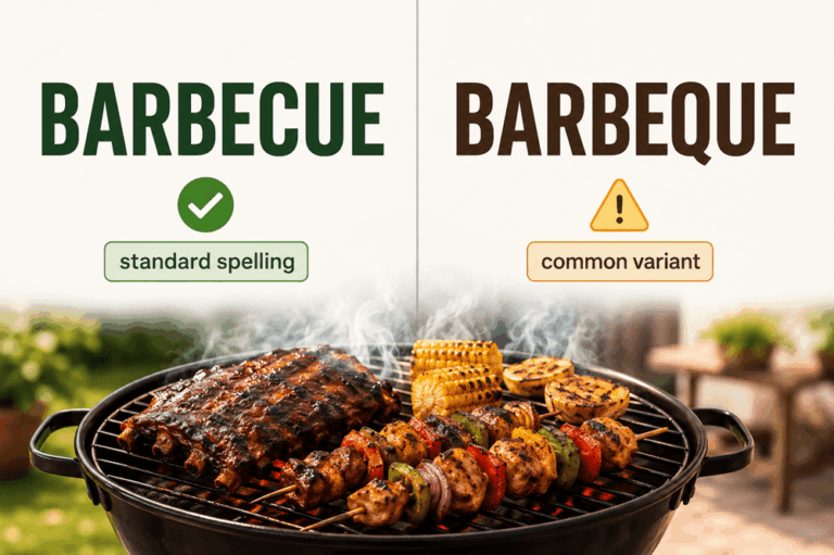 Barbeque or barbecue