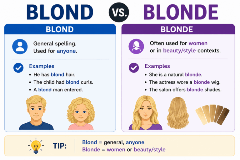 Blond or blonde