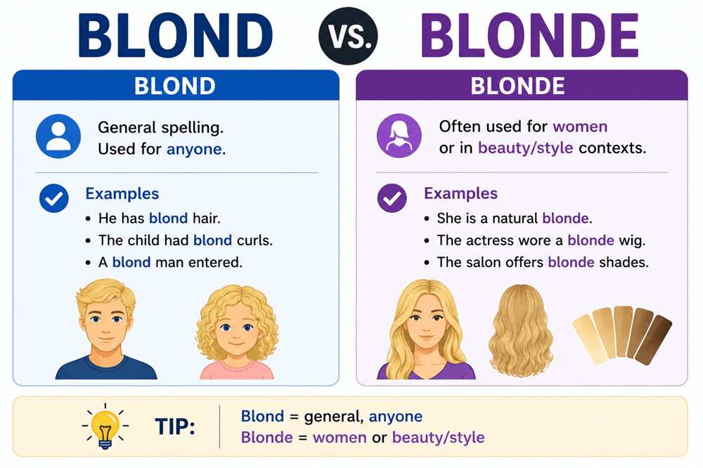 Blond or blonde
