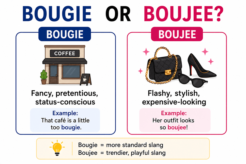 Bougie or boujee