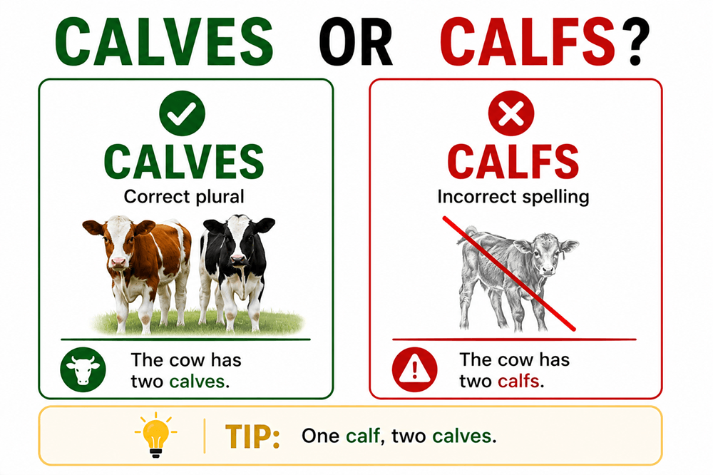Calfs or calves