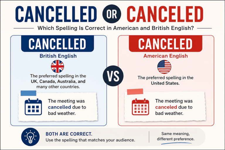 Cancelled or canceled