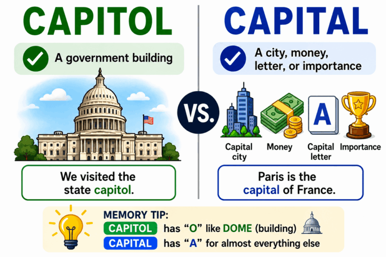 Capitol or capital