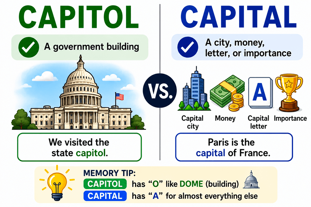 Capitol or capital