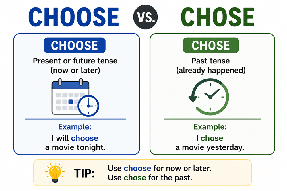 Chose or choose