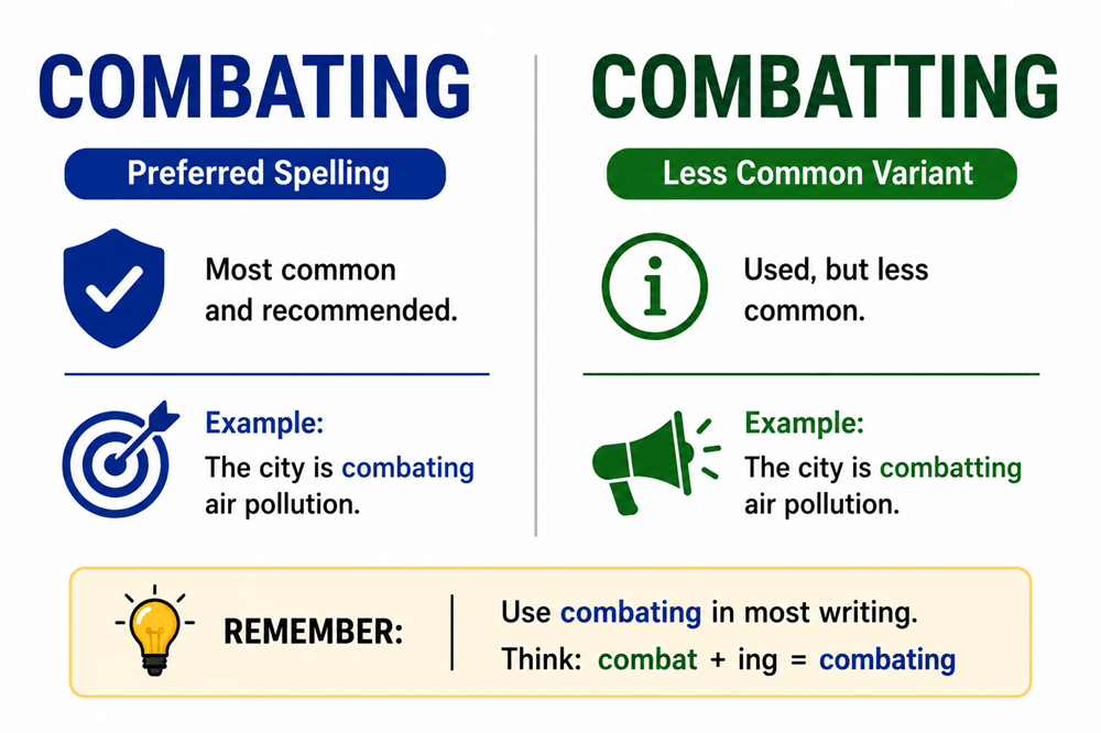 Combatting or combating