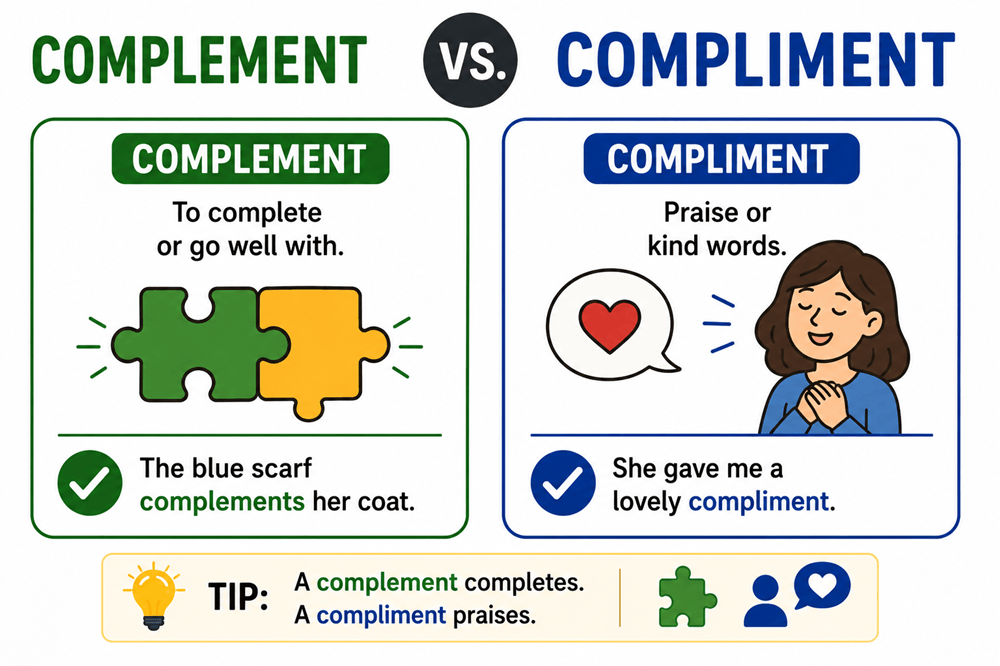 Complement or compliment