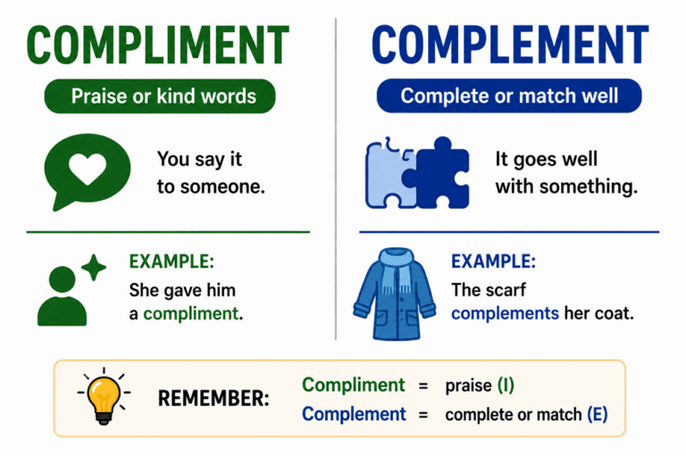 Compliment or complement