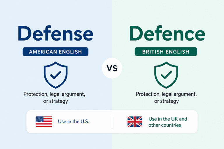 Defense or defence