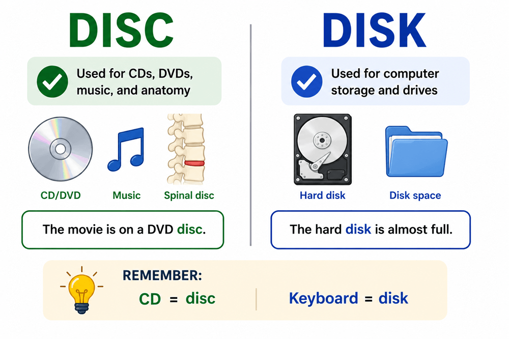 Disc or disk