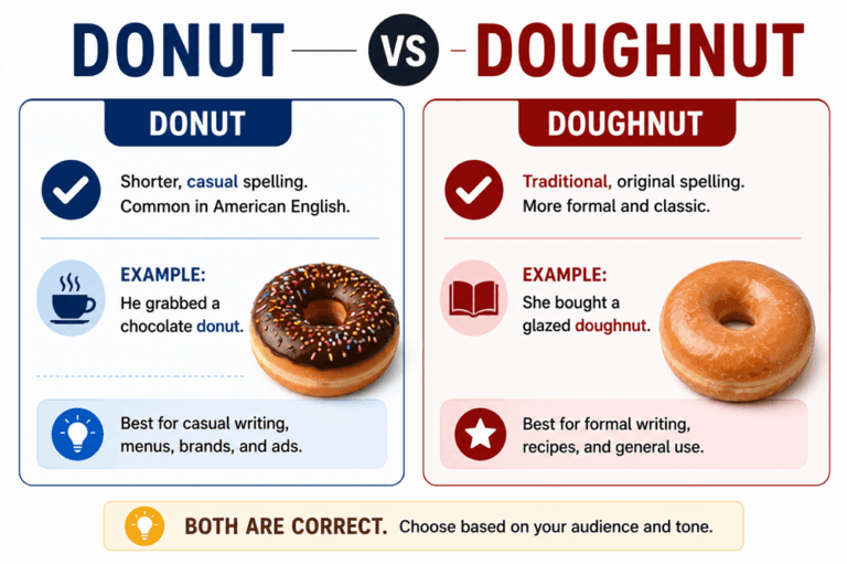 Donut or doughnut
