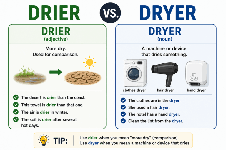 Drier or dryer