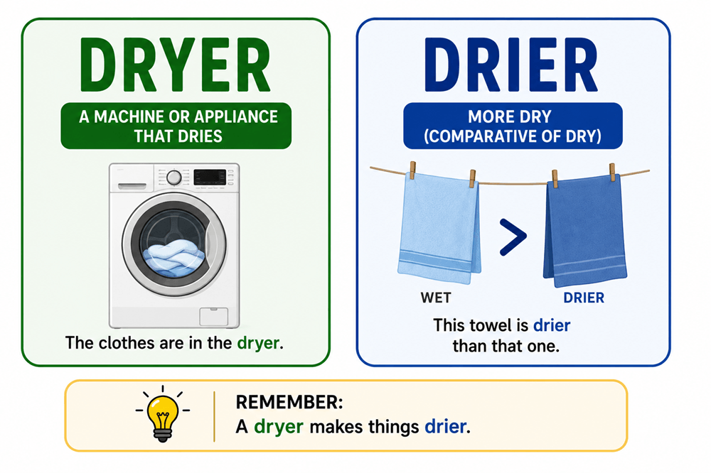 Dryer or drier