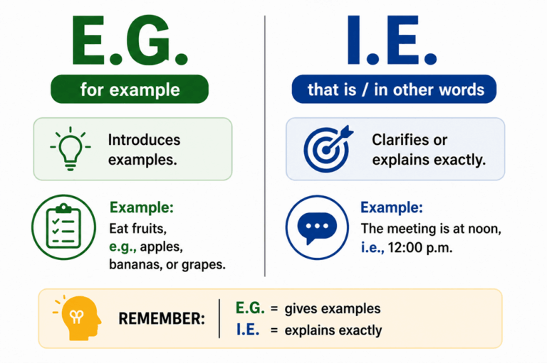Eg or ie