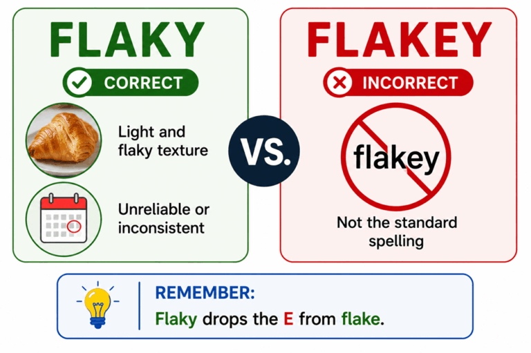 Flakey or flaky