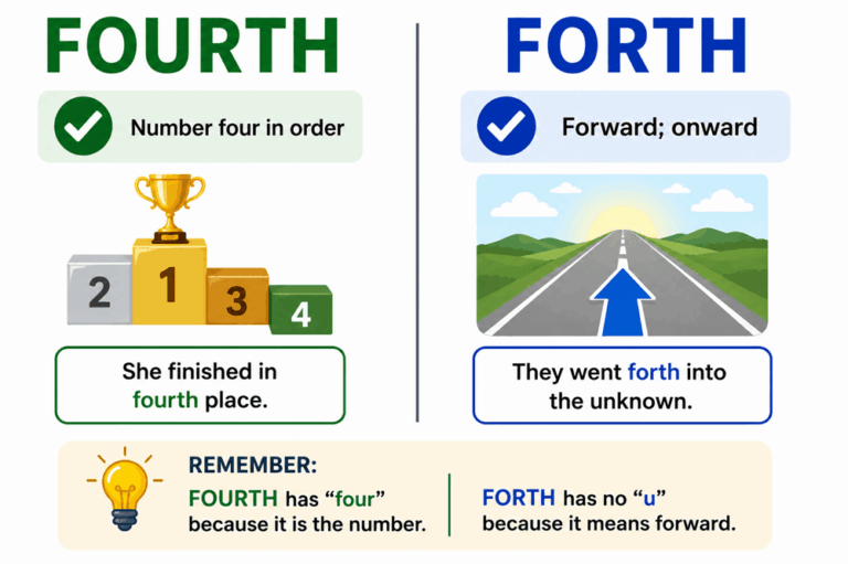 Fourth or forth