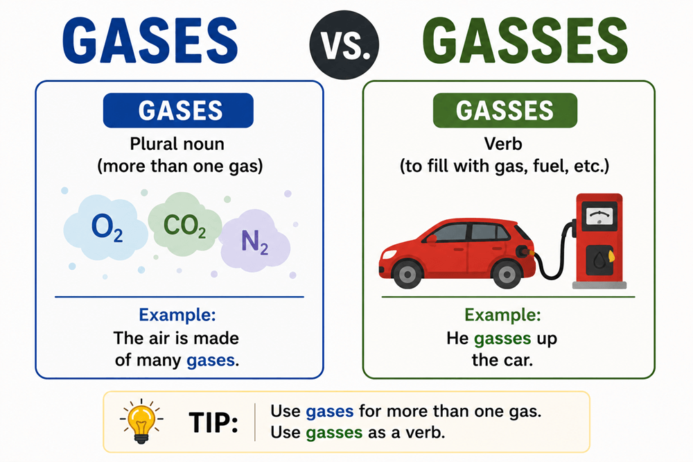 Gases or gasses