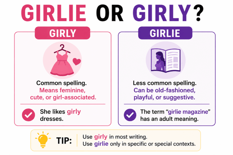 Girlie or girly