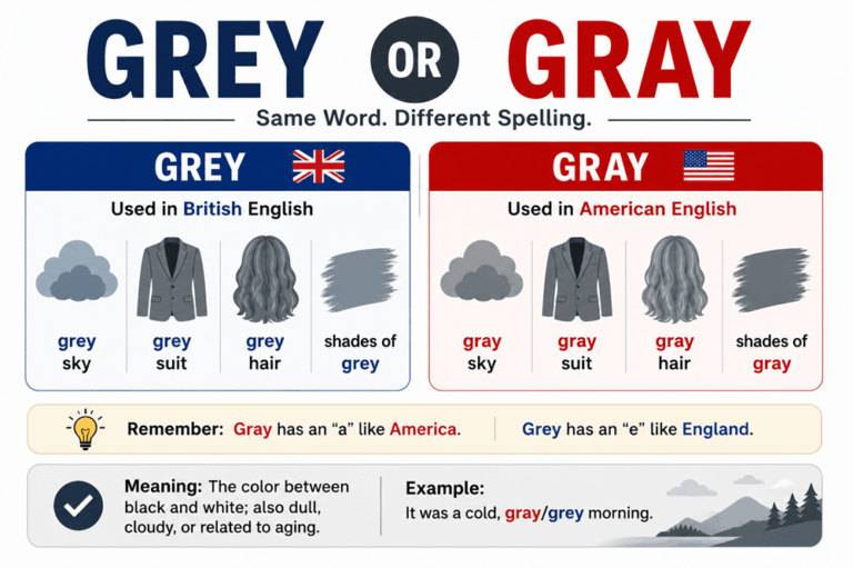 Grey or gray