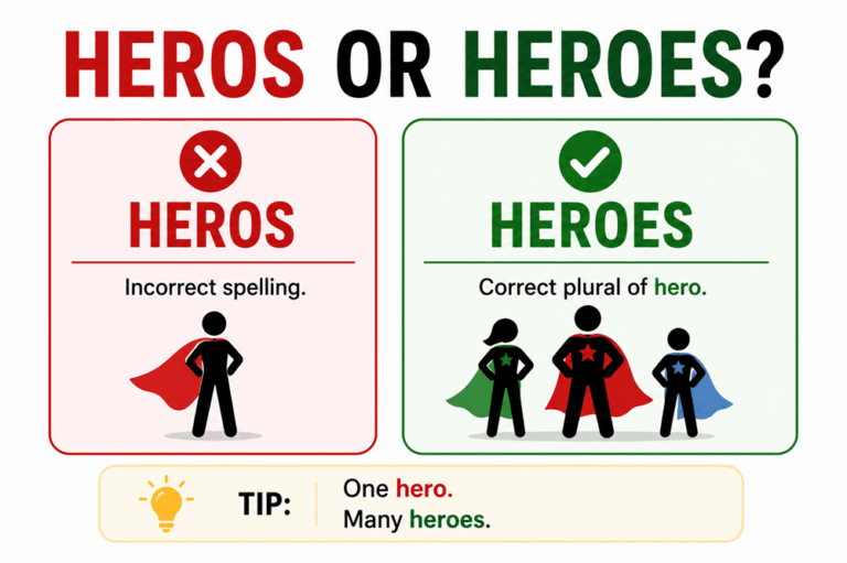 Heros or heroes