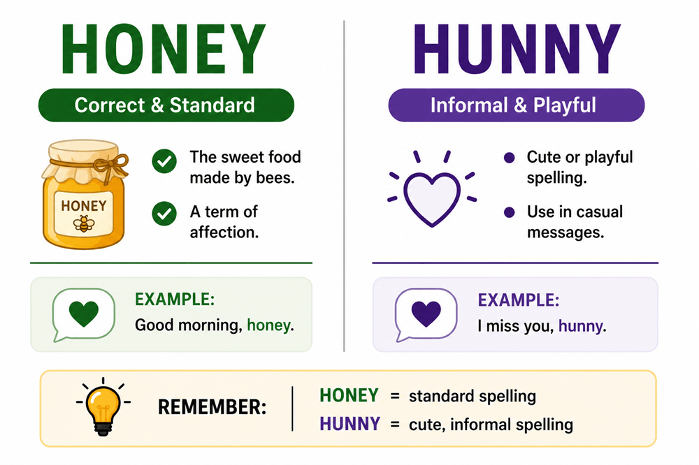 Hunny or honey