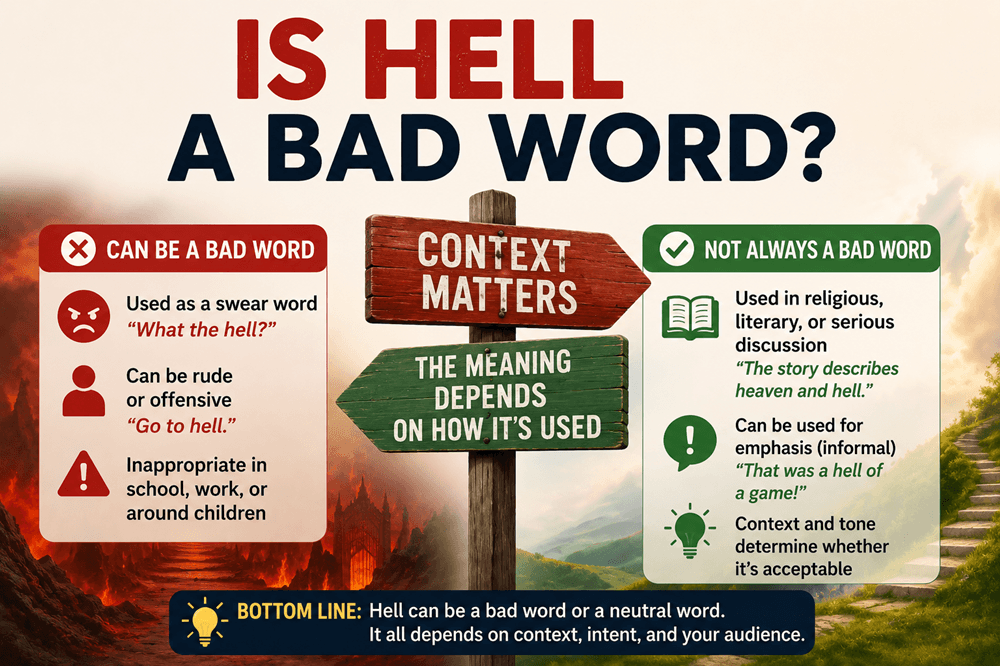 Is hell a bad word