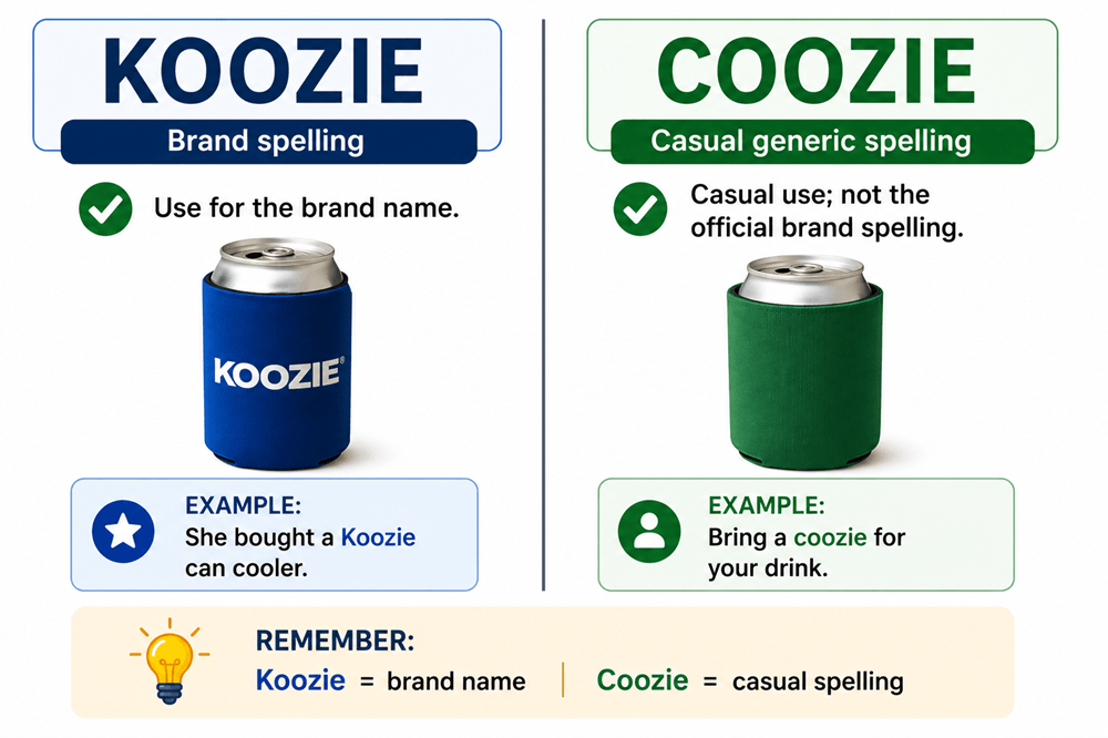 Koozie or coozie