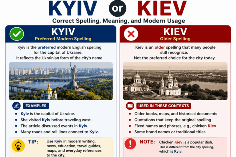 Kyiv or kiev