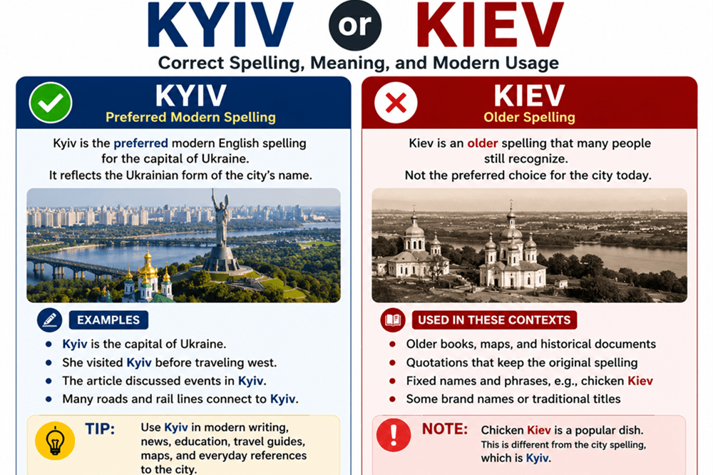 Kyiv or kiev