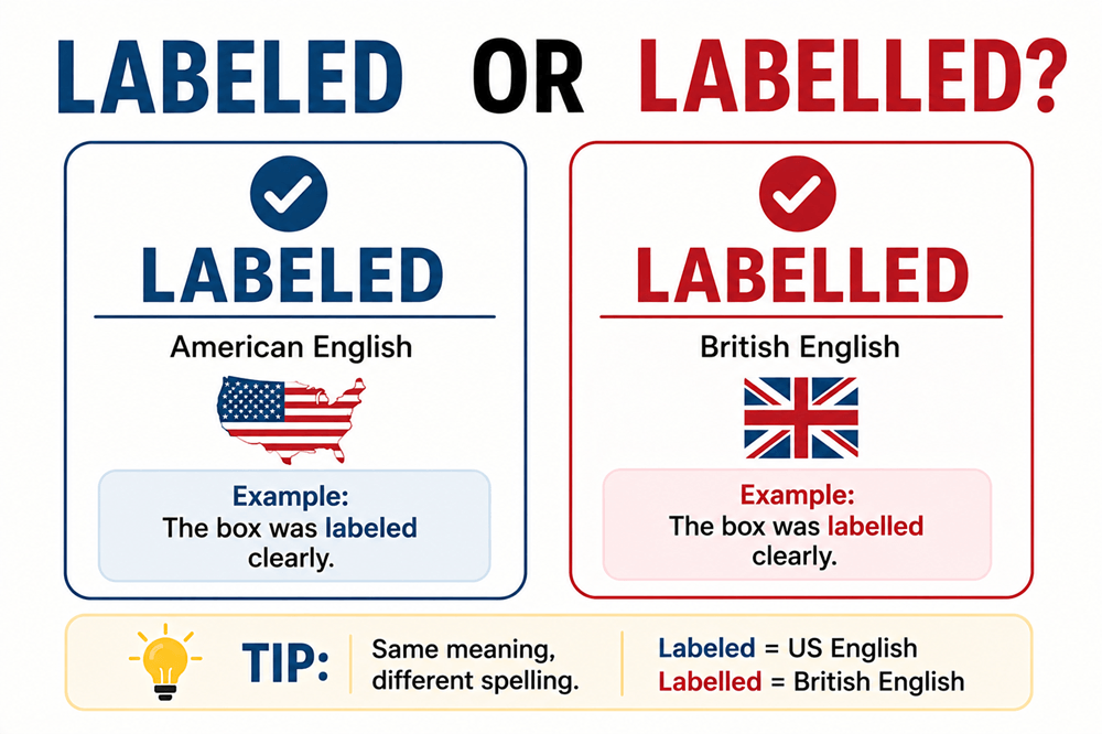 Labeled or labelled