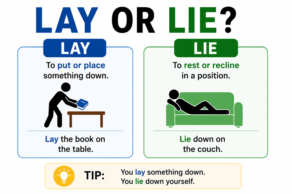 Lay or lie
