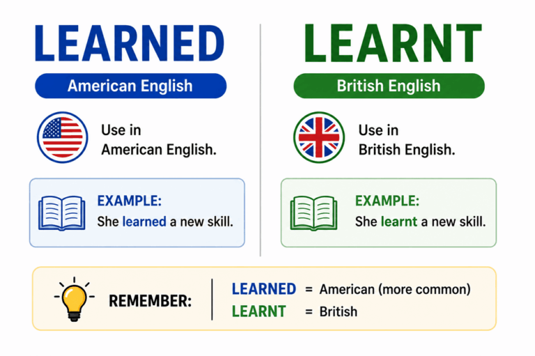Learnt or learned