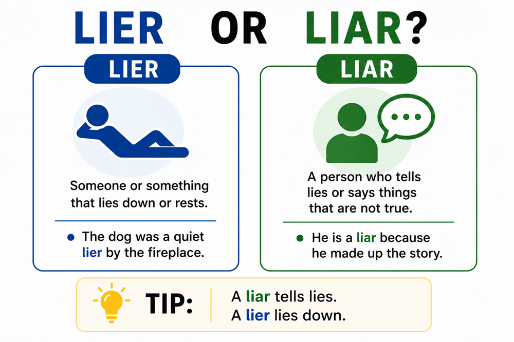 Lier or liar