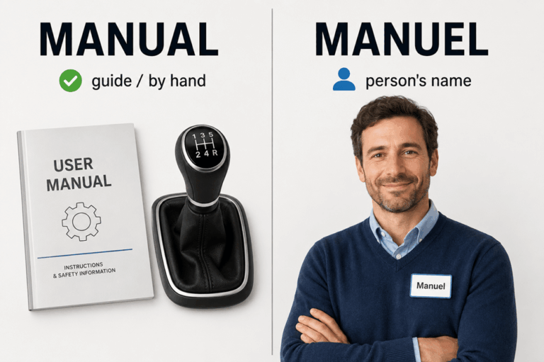 Manuel or manual