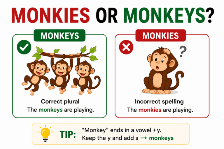 Monkies or monkeys