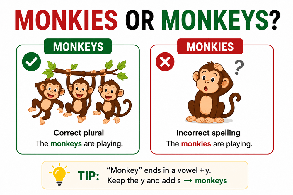 Monkies or monkeys