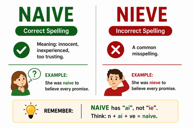 Naive or nieve