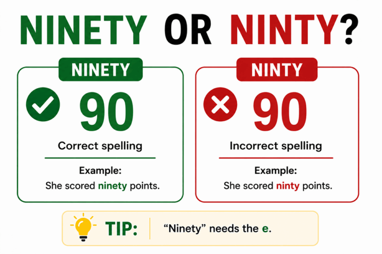 Ninety or ninty