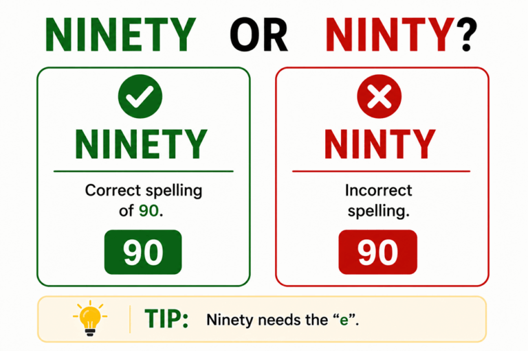 Ninty or ninety