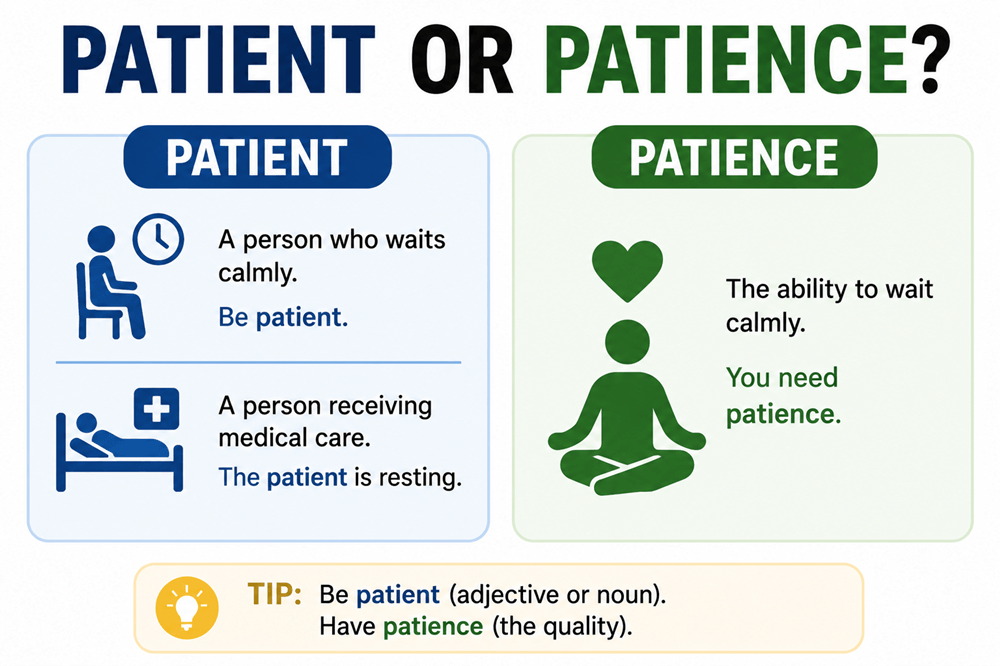Patient or patience