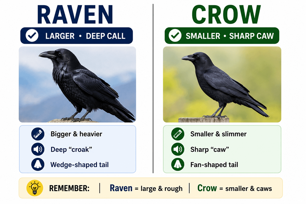 Raven or crow