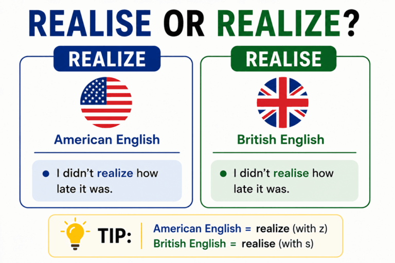Realise or realize