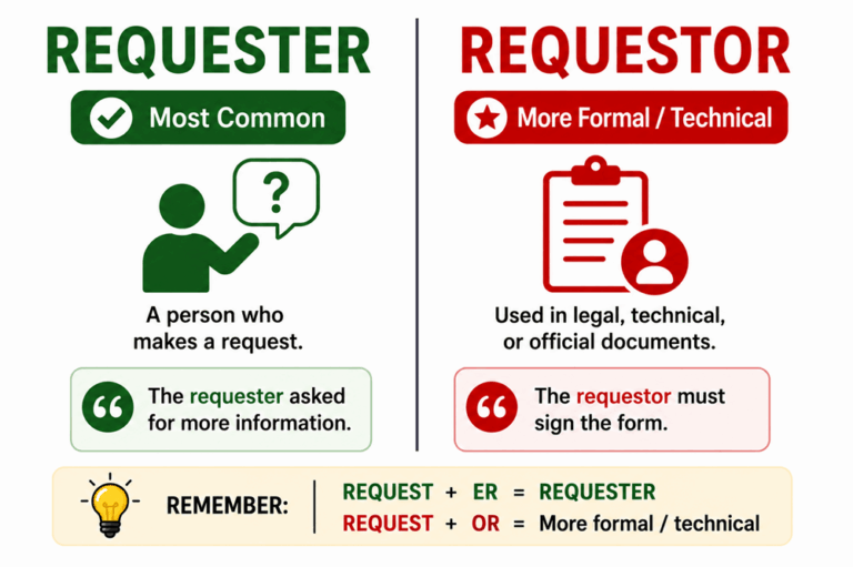 Requester or requestor